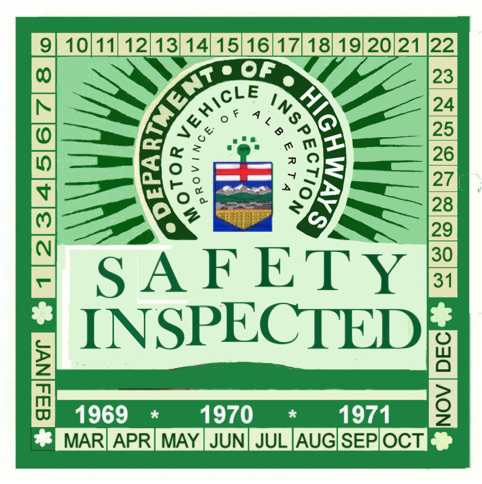 CHEVROLET Logo 1930s 10.00 Bob Hoyts Classic Inspection Stickers