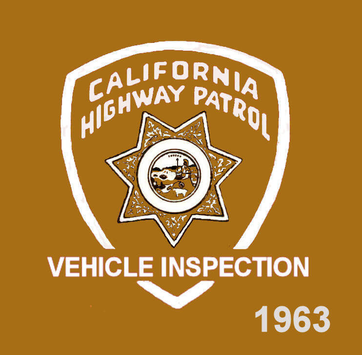 1963 California Inspection Sticker 20.00 Bob Hoyts Classic