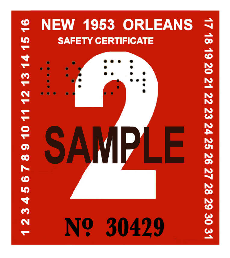 195354 Louisiana INSPECTION NEW ORLEANS 20.00 Bob Hoyts Classic
