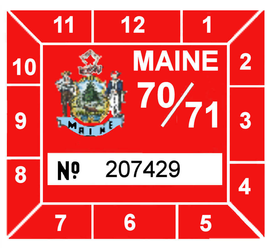 How To Read Maine Inspection Sticker