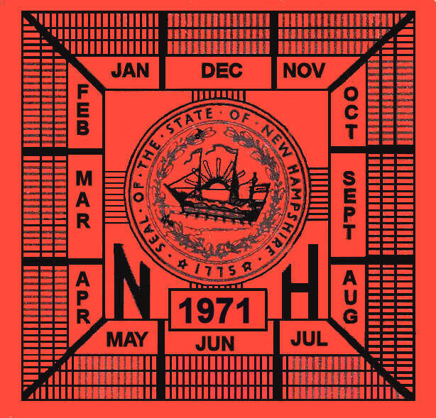 New Hampshire Bob Hoyts Classic Inspection Stickers, Add a Final