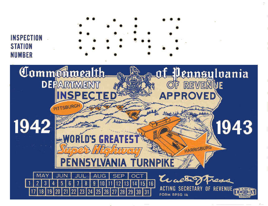 All Products Bob Hoyts Classic Inspection Stickers, Add a Final Touch