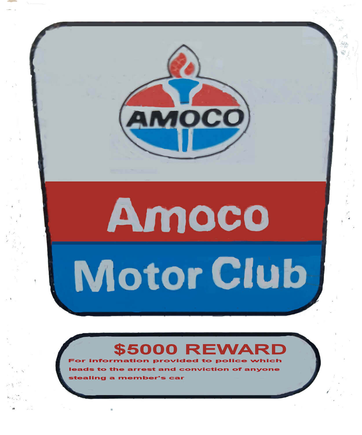 (image for) AMOCO Sticker 1950s