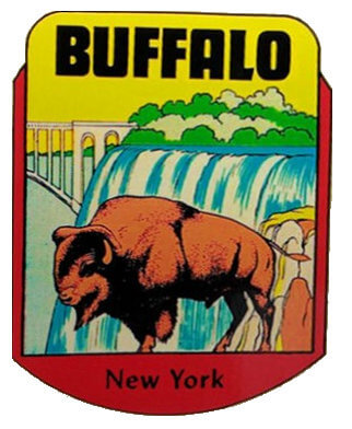 (image for) Buffalo New York Vintage Vacation Sticker