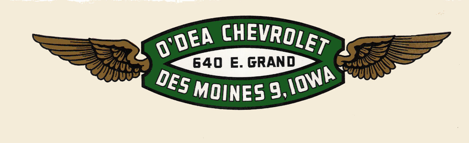 (image for) Iowa O'dea motor Dealer Sticker