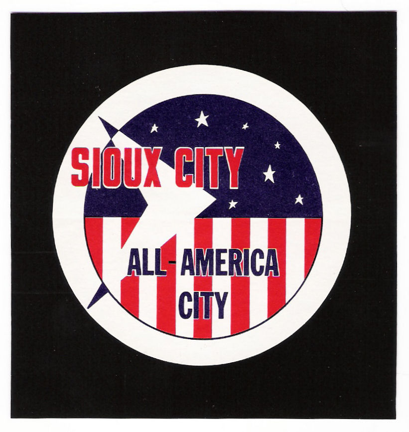 (image for) Iowa Sioux City All America City Sticker